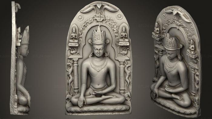 Indian sculptures (Indian 11, STKI_0126) 3D models for cnc